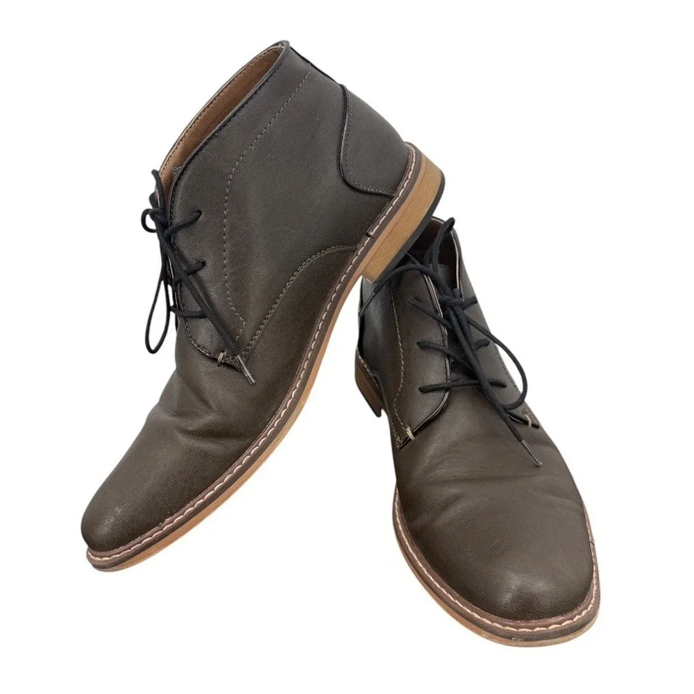 Steve Madden Alakk Chukka Boots Men's Size 9M Brown Lace Up Ankle Casual Dress